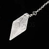 Natural Quartz Crystal Pointed Dowsing Pendulums G-F763-05P-09-2