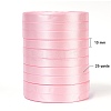 Breast Cancer Pink Awareness Ribbon Making Materials Valentines Day Gifts Boxes Packages Single Face Satin Ribbon RC10mmY004-5