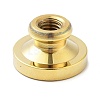 Golden Tone Wax Seal Brass Stamp Heads STAM-P002-01G-09-2