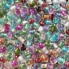 6/0 Transparent Inside Colours Glass Seed Beads SEED-P006-01A-07-3