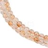 Heated Natural Citrine Bead Strands G-P466-01E-01-4