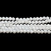 Opaque Solid Color Electroplate Glass Beads Strands GLAA-F029-P4mm-C15-1