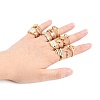 Crystal Rhinestone Finger Ring RJEW-MSMC002-17G-2