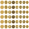160Pcs 8 Styles Tibetan Style Alloy Beads FIND-PA0001-65A-1