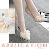   2 Pairs 2 Colors Polyester Bowknot Bridal Shoe Decoration DIY-PH0020-72-6