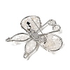 Butterfly Natural Mixed Gemstone Brooch G-A278-02P-3