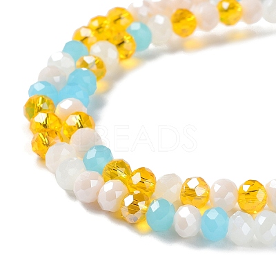 Glass Beads Strands EGLA-A034-M6mm-52-1