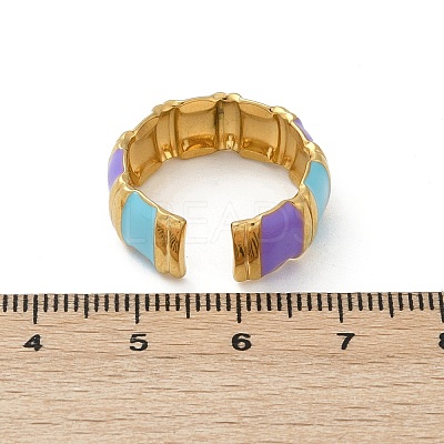 304 Stainless Steel Adjustable Cuff Rings LS-RJEW-Q015-02G-C-1