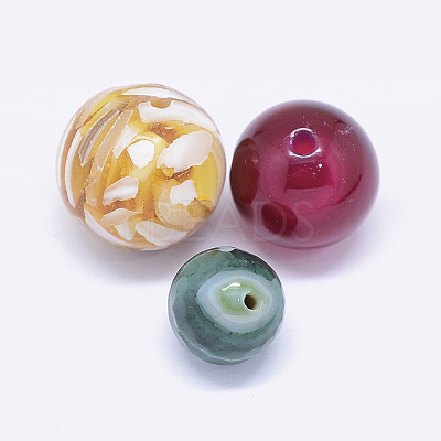 Natural & Synthetic Mixed Stone Beads G-K266-02-1