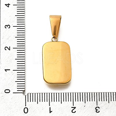 304 Stainless Steel Pendants STAS-S161-01Y-G-1