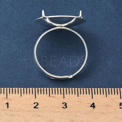 Adjustable Brass 4 Prong Ring Settings KK-K414-04A-S-1