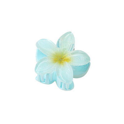 Flower Shape Plastic Claw Hair Clips PW-WG52864-05-1