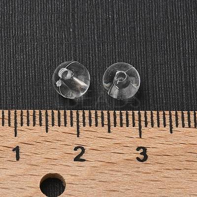 Transparent acrylic beads X-PL526_6MM-1