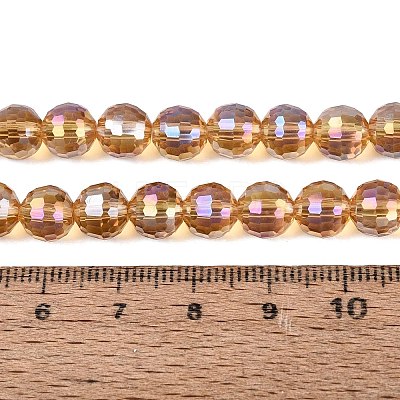 Transparent Glass Beads Strands GLAA-Q107-02A-07-1