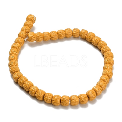 Synthetic Coral Dyed Carved Beads BSHE-H114-01D-1