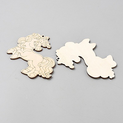 Unicorn Unfinished Wood Pieces WOOD-CJC0007-04B-1