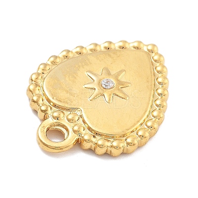 304 Stainless Steel Rhinestone Pendants STAS-R155-035B-G-1