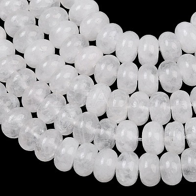 Dyed Natural White Jade Beads Strands G-G107-A35-01-1