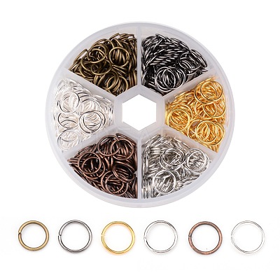 1 Box Brass Open Jump Rings KK-X0060-10mm-1