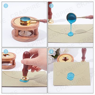 Sealing Wax Particles Kits for Retro Seal Stamp DIY-CP0003-60O-1
