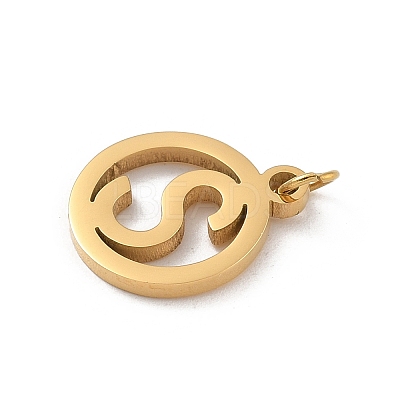 304 Stainless Steel Charms
with Jump Ring LS-STAS-R001-02G-S-1