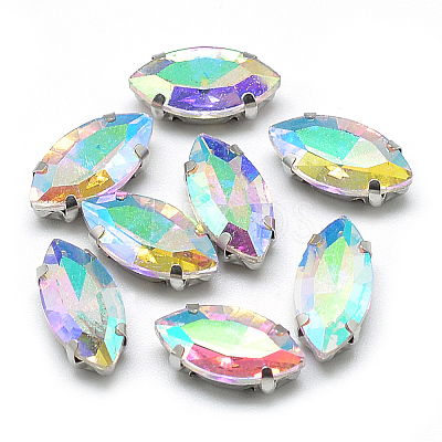 Sew on Rhinestone RGLA-T034-6x12mm-02-1