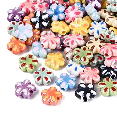 Handmade Porcelain Beads PORC-N012-10-1