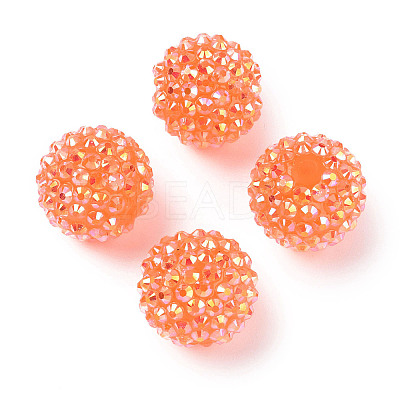 AB-Color Resin Rhinestone Beads RESI-S315-18x20-08-1
