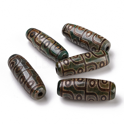 Tibetan Style dZi Beads TDZI-E004-29-1