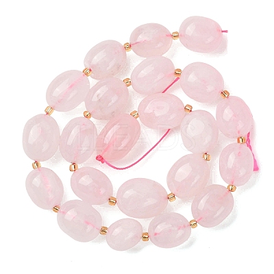 Natural Prehnite Beads Strands G-G453-D16-01-1