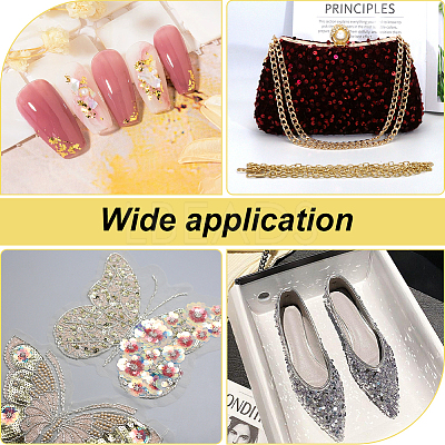 100G Plastic Sequins Beads PVC-CP0001-01A-1