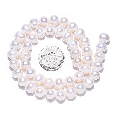 Natural Cultured Freshwater Pearl Beads Strands PEAR-N013-08F-1