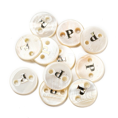 Freshwater Shell Buttons BUTT-Z001-01P-1