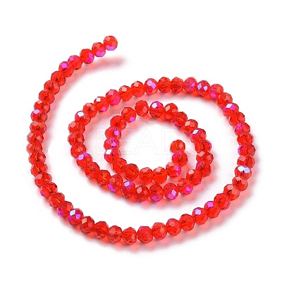 Electroplate Glass Beads Strands EGLA-A034-T1mm-L05-1