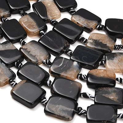 Natural Agate Beads Strands G-A321-A01-01A-1