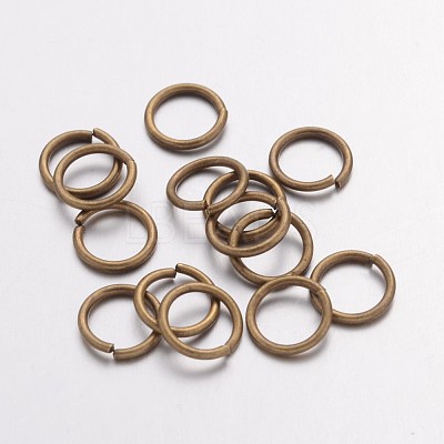 Brass Open Jump Rings JRC8MM-AB-1