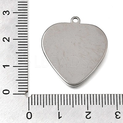 304 Stainless Steel Pendant Cabochon Settings STAS-F365-01D-P-1