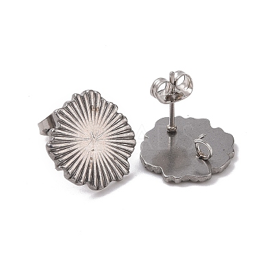 Non-Tarnish 304 Stainless Steel Stud Earring Finding LS-STAS-C059-01P-1