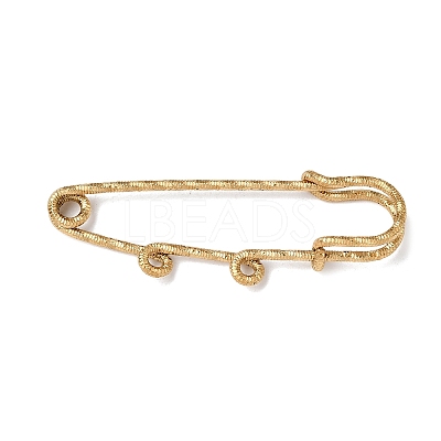 304 Stainless Steel Safety Pins Brooch Findings STAS-C181-01B-G-1