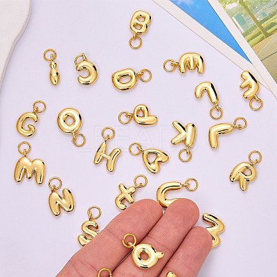 10Pcs Rack Plating Brass Pendants KK-SZ0002-55G-T-1