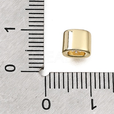 Brass Micro Pave Clear Cubic Zirconia Beads CU-CBAA19F-01G-J-1