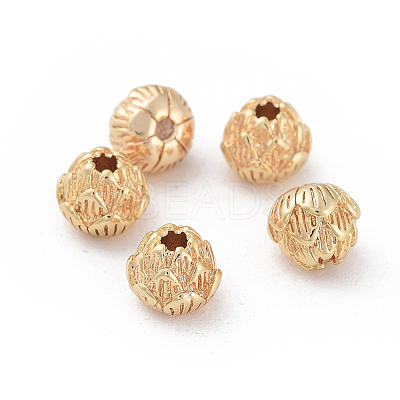 Brass Spacer Beads X-KK-Q735-121G-1