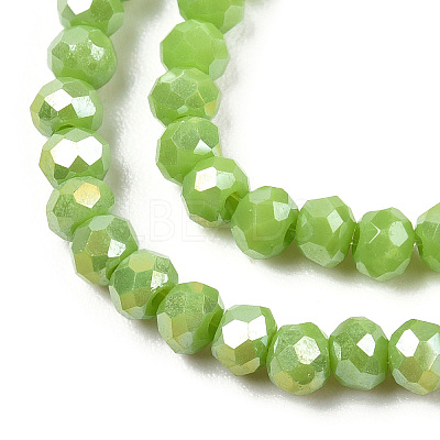 Electroplate Glass Beads Strands LS-EGLA-A044-P6mm-B30-1