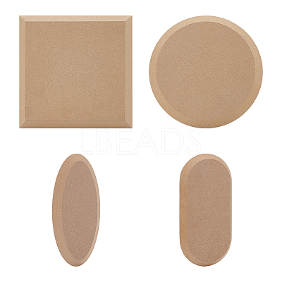 4Pcs 4 Styles MDF Wood Pottery Tools DIY-OC0014-66-1