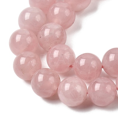 Natural Madagascar Rose Quartz Beads Strands G-B167-A06-10mm-1