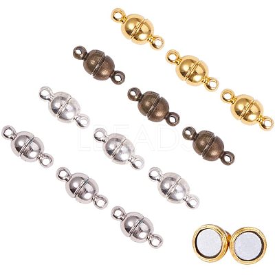 Brass Magnetic Clasps with Loops KK-PH0035-11-1