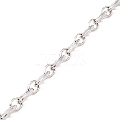 Non-Tarnish 304 Stainless Steel Oval Link Chains CHS-F017-05A-P-1