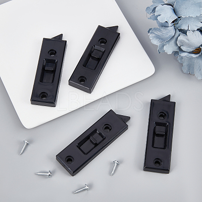 2 Pairs Plastic Window Latch Locks KY-GF0001-26A-1