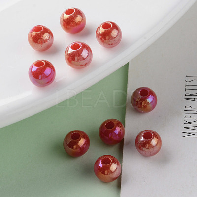 Opaque Acrylic Beads MACR-S370-D6mm-A14-1