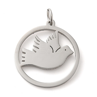 Non-Tarnish 304 Stainless Steel Pendants STAS-C086-05I-P-1